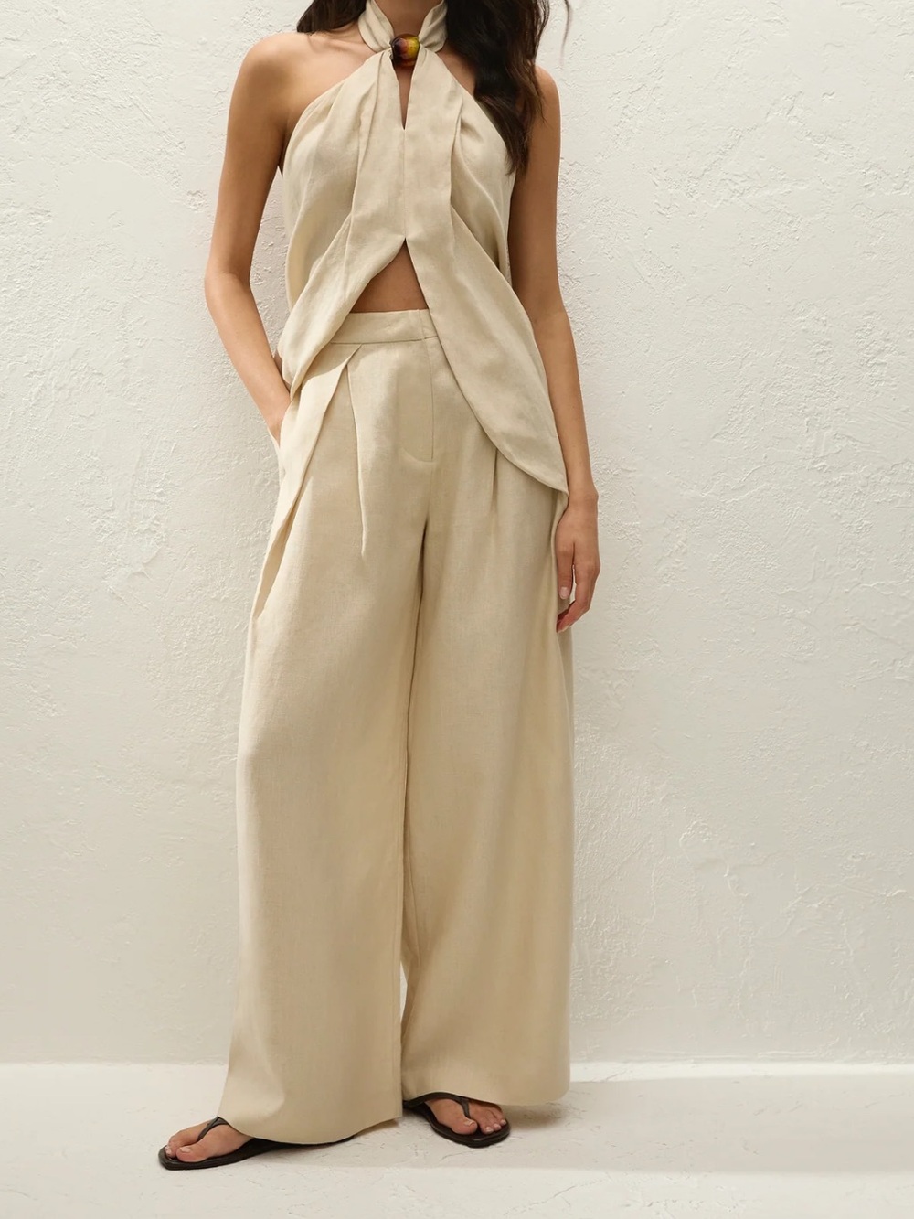 Faithfull the Brand khaki trousers